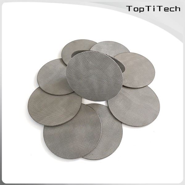 The Stainless Steel Sintered Wire Mesh Filter Element With Various Interface