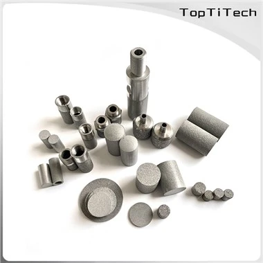 Sintered Metal Powder Porous Filters High Skilvirkni