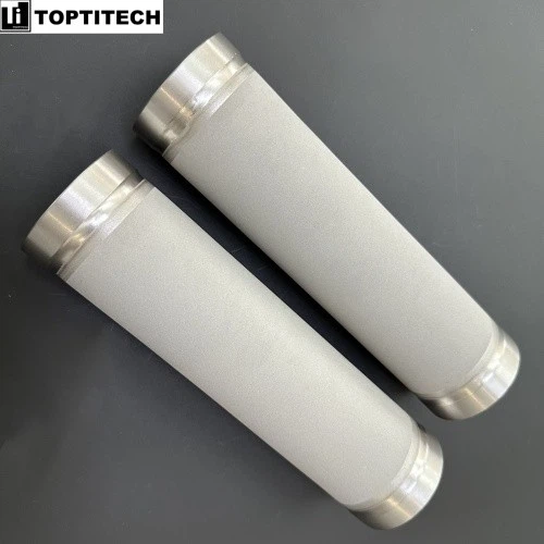 0.45um Double-opened Titanium Powder Porous Filter Pipe